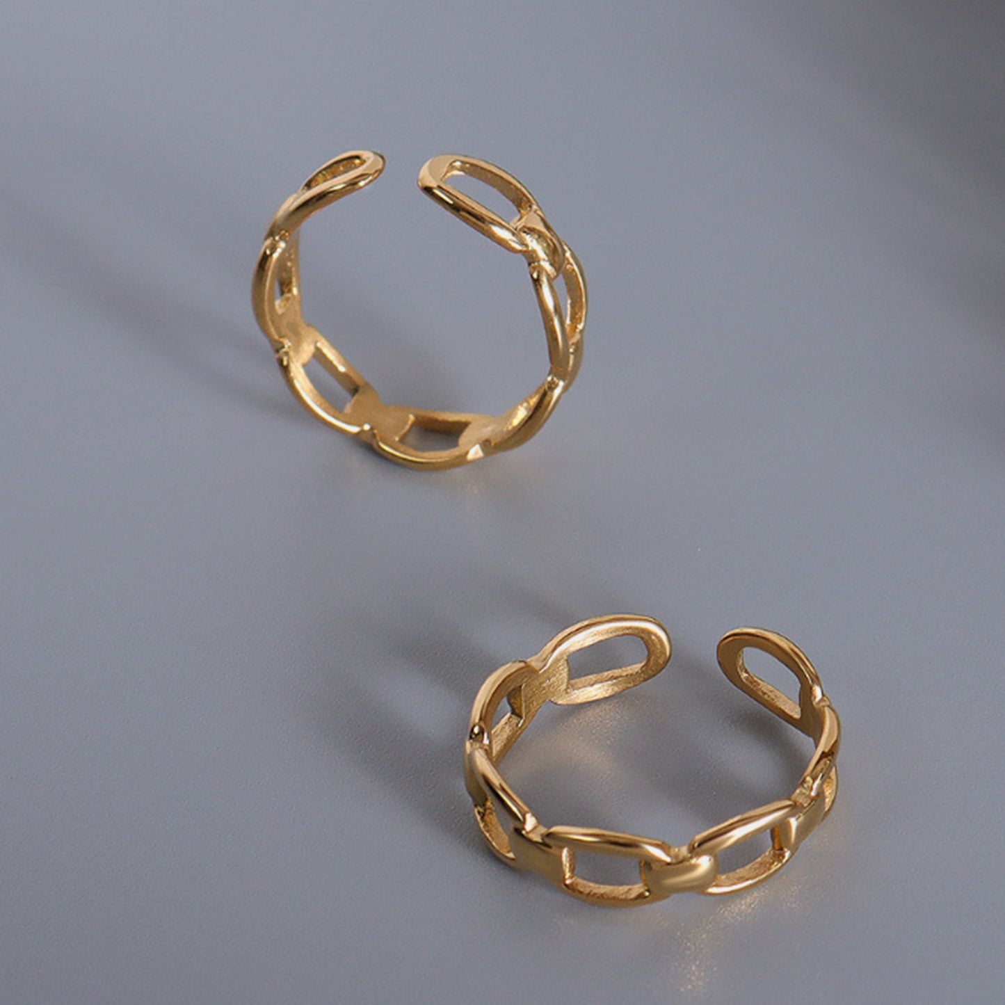 Golden Adjustable Ring