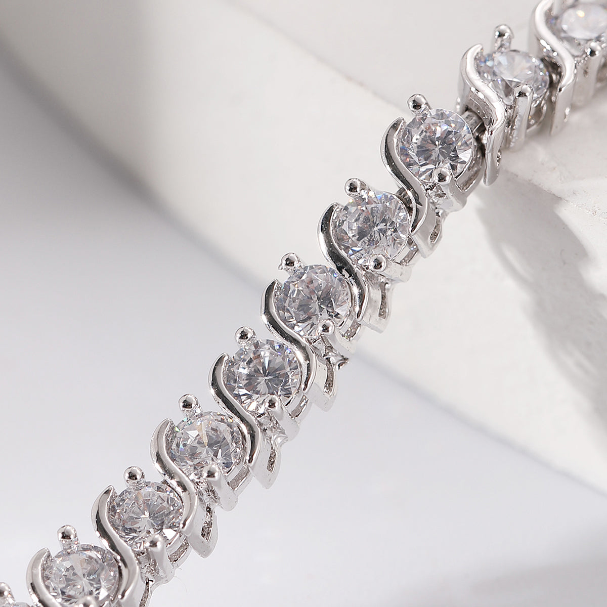 Platinum In The Air Bracelet