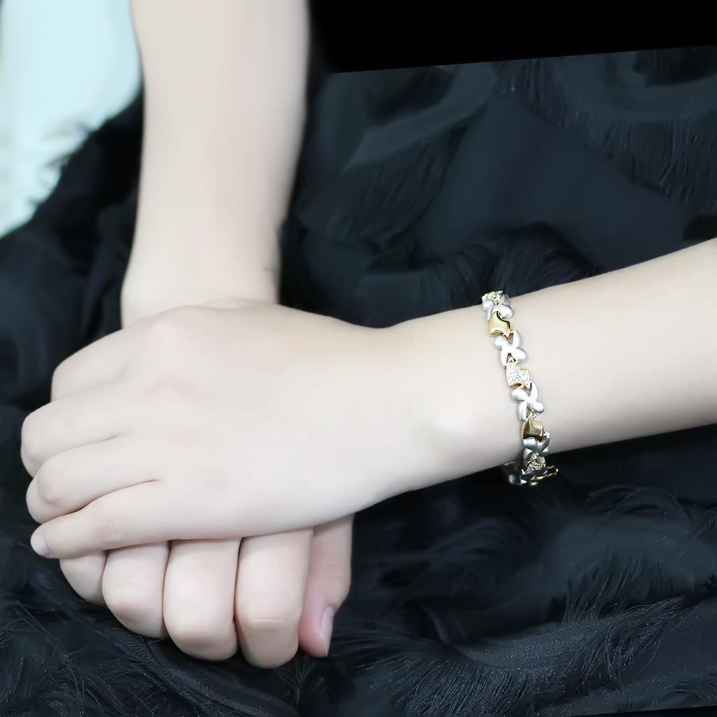 Gold & Sheer Bracelet