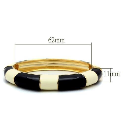 Gold & Cream Metal Bangle
