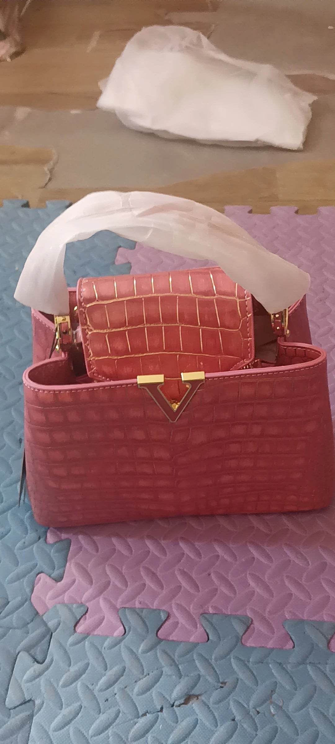 Crocodile Vintage Handbag