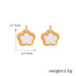 18K Gold  Flower Gemstone Earring, Bracelet and Necklace set