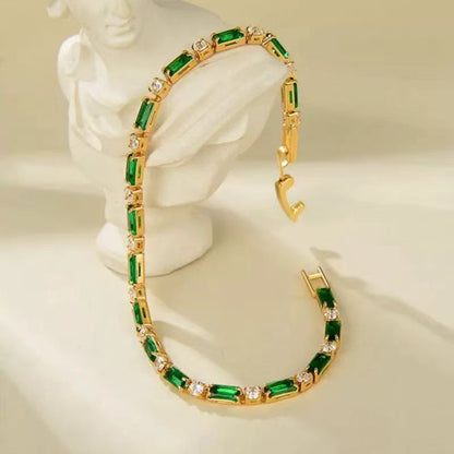 Gold Tennis Bracelet