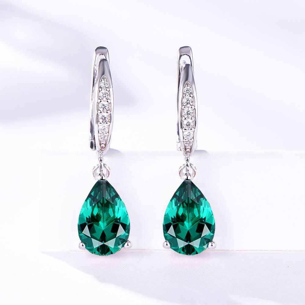 Gemstone Diamond Earrings
