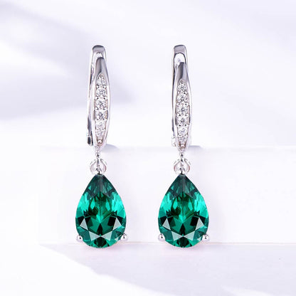 Gemstone Diamond Earrings