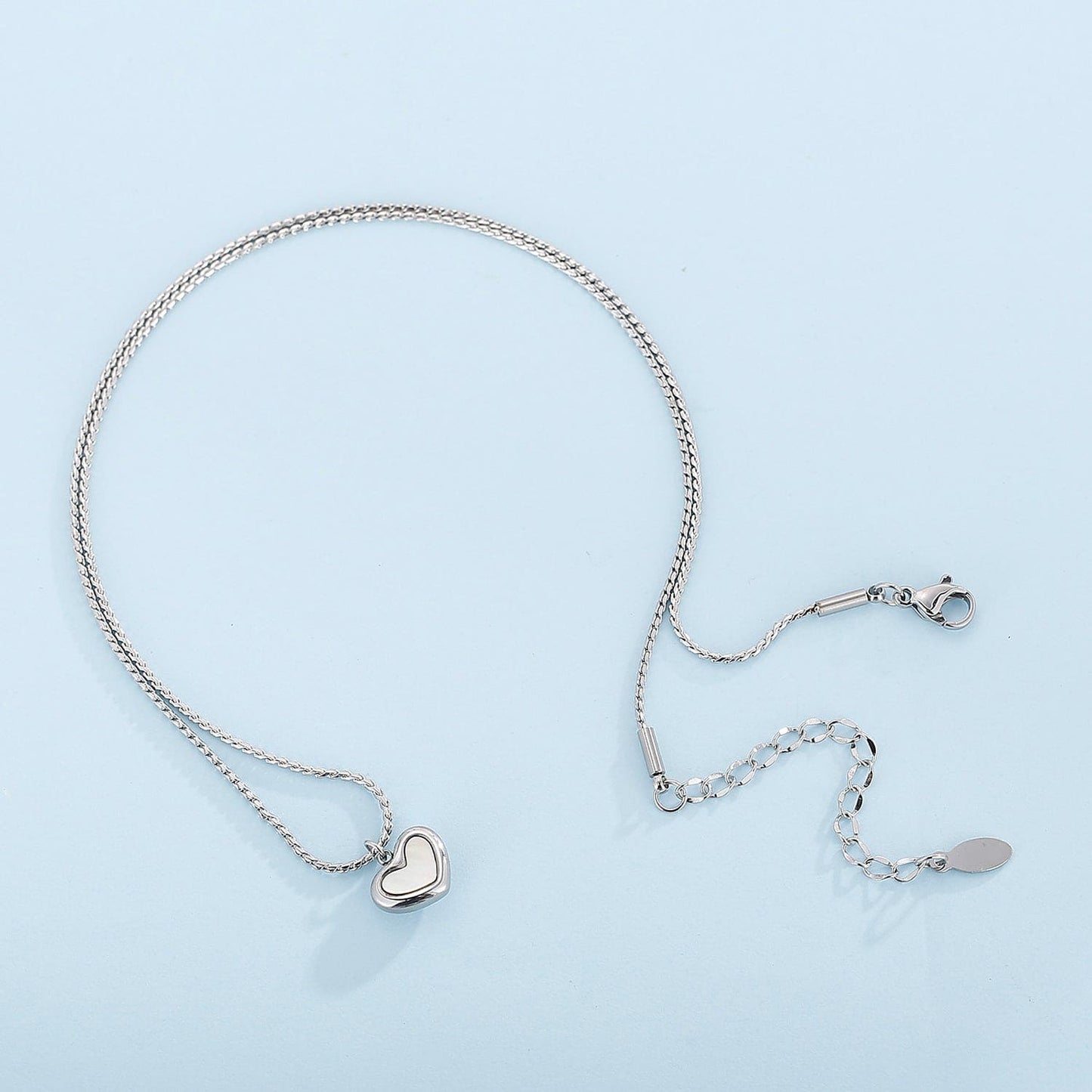 Mother-Of-Pearl Heart Necklace