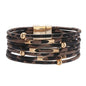Leopard Print Leather Bracelet