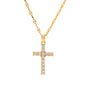 18K Gold Versatile Cross Necklace