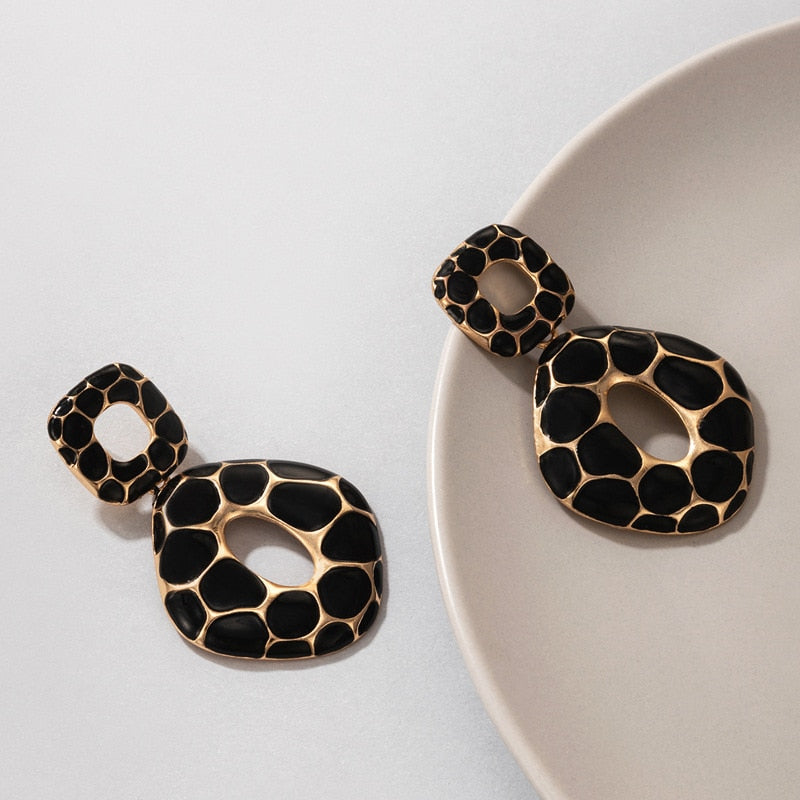 New Boho  Leopard Print Earrings