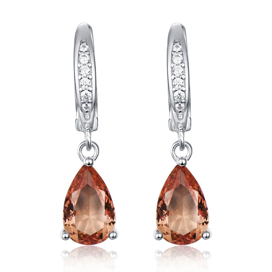 Gemstone Diamond Earrings