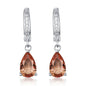 Gemstone Diamond Earrings