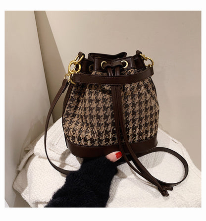 Retro & Leopard Print Crossbody Bag