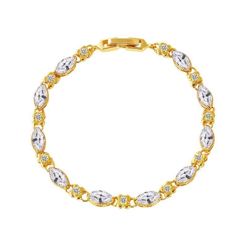 24k Gold Women's Ruby Bracelet