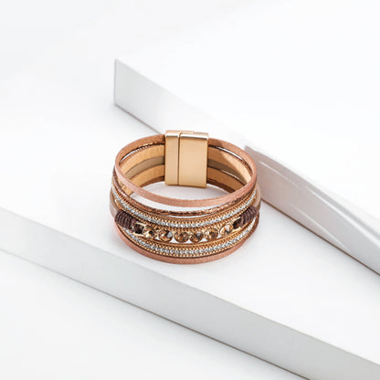 Multi-Layer Wide-Brimmed Bracelet