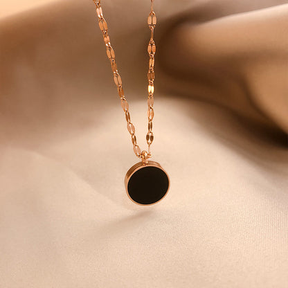 Trendround double-side necklace