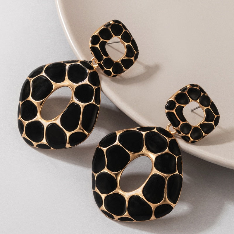New Boho  Leopard Print Earrings