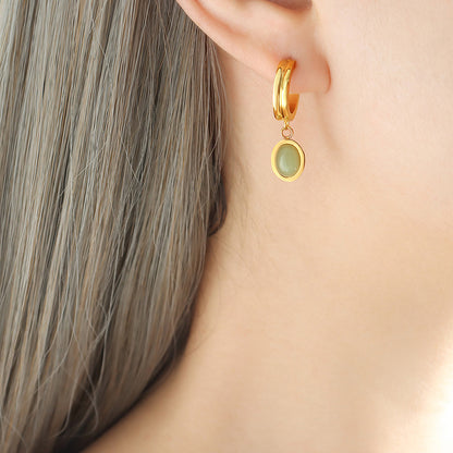 18K gold noble and light luxury gem-set