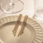 18K Gold Exquisite Dazzling Diamond Earrings