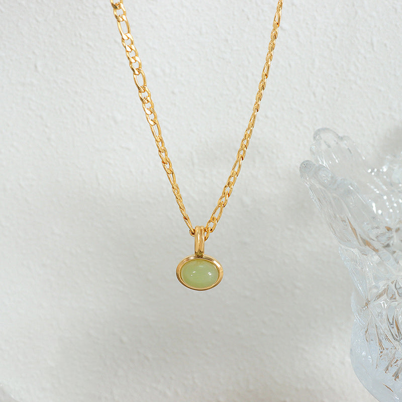 18K gold noble and light luxury gem-set