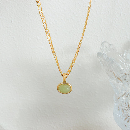 18K gold noble and light luxury gem-set
