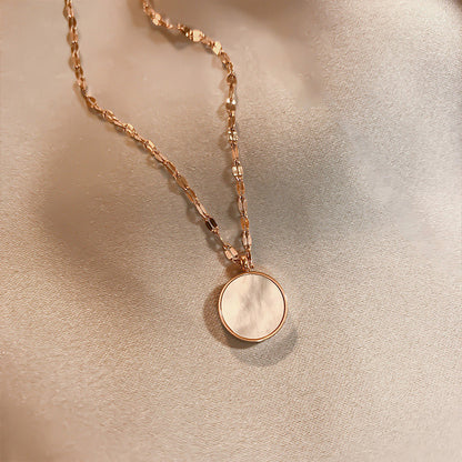 Trendround double-side necklace