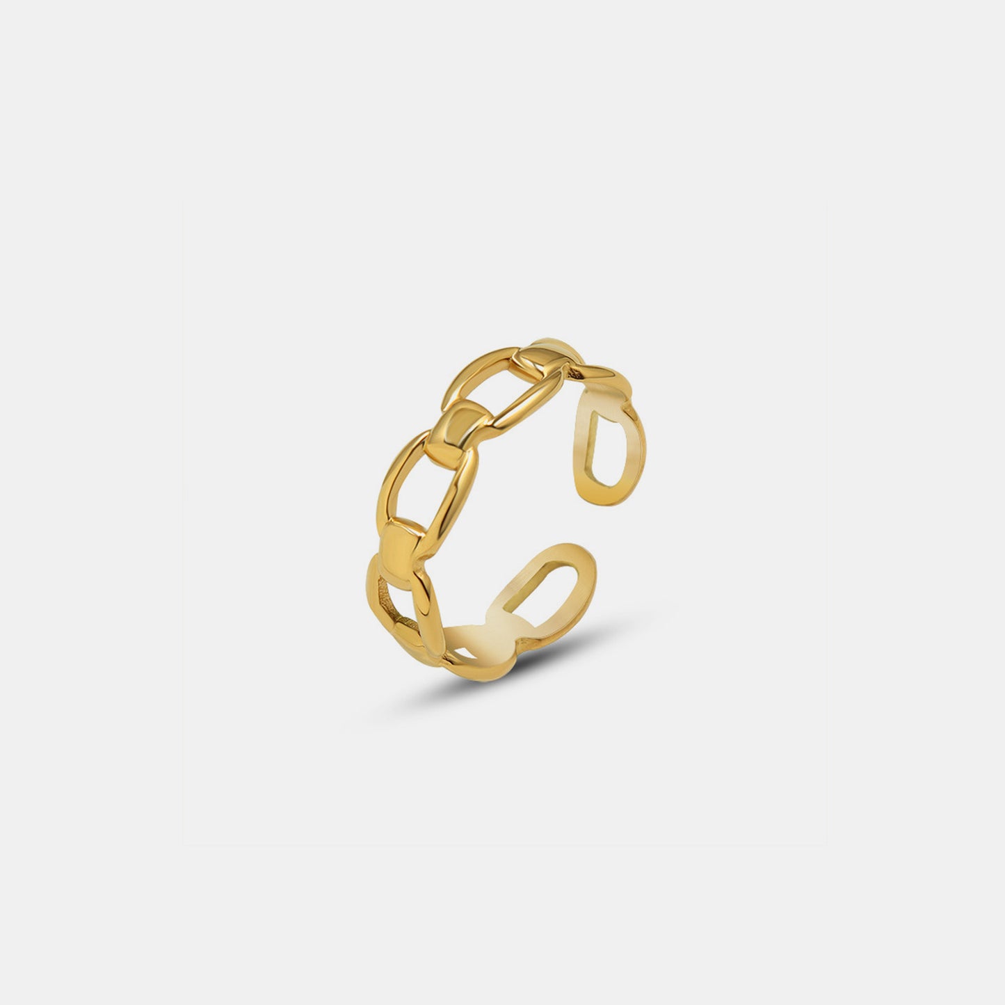 Golden Adjustable Ring