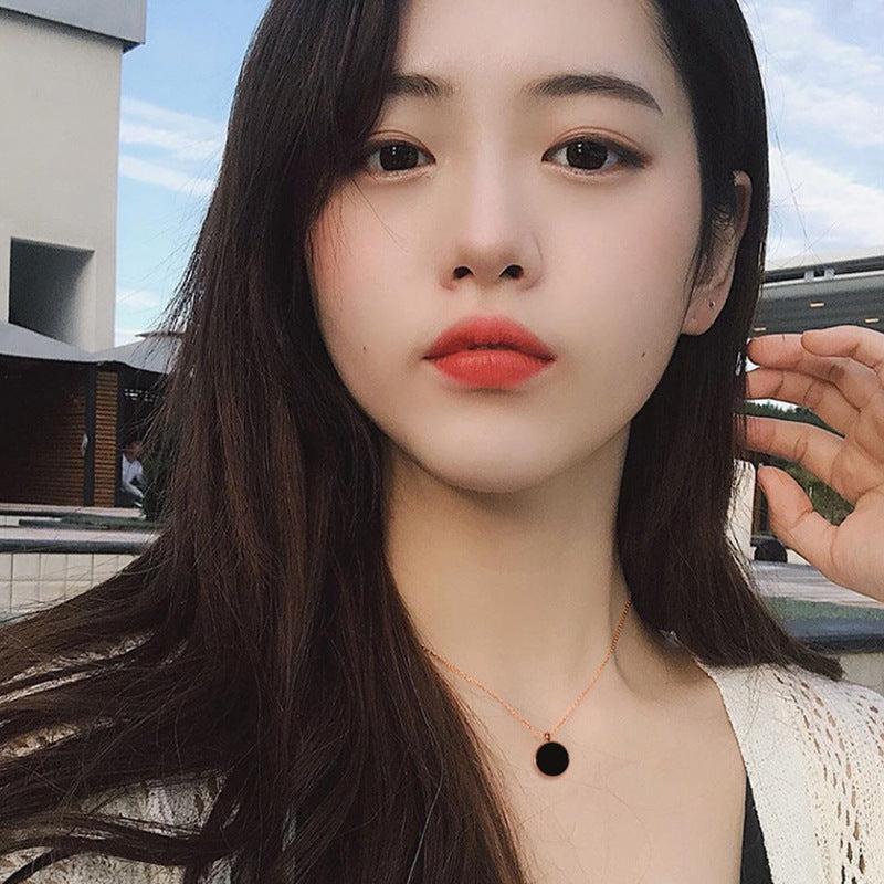 Trendround double-side necklace