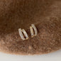 Gold Dazzling Diamond Earrings