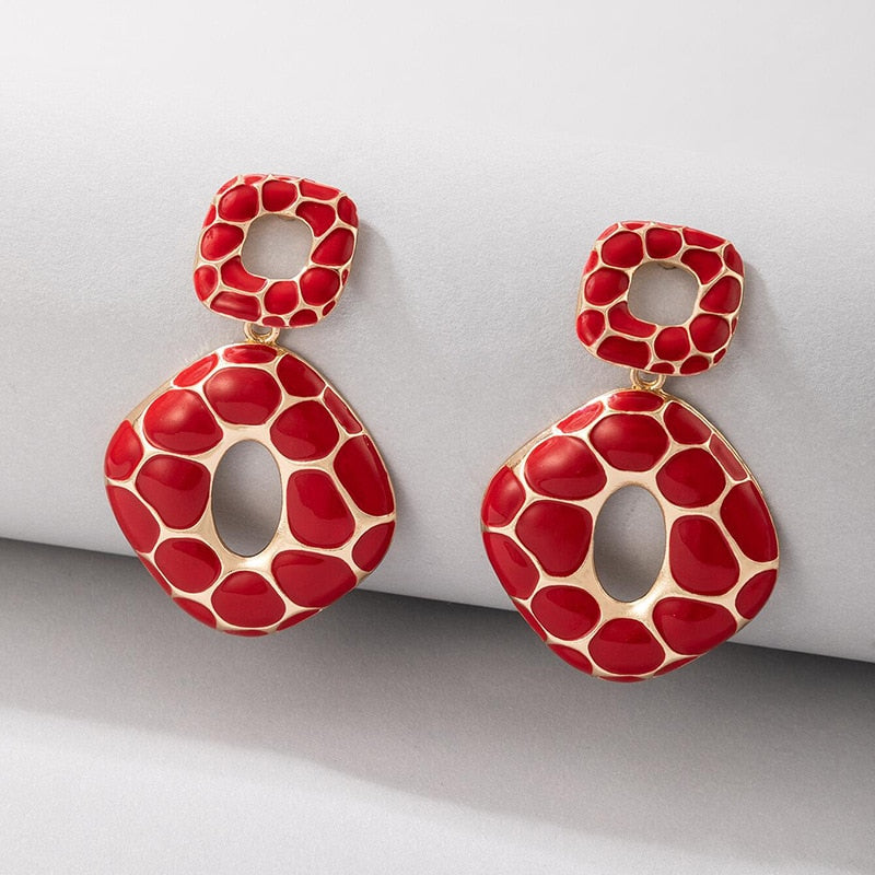 New Boho  Leopard Print Earrings