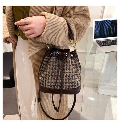 Retro & Leopard Print Crossbody Bag