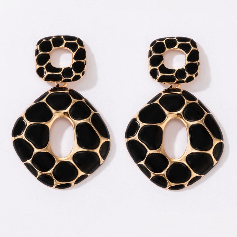 New Boho  Leopard Print Earrings
