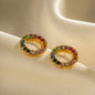 18k Gold Noble Light Wind Necklace Set