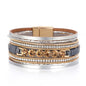 Multi-Layer Wide-Brimmed Bracelet