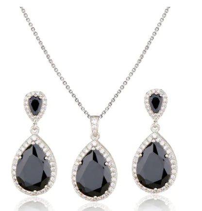 Ruby Red 3pcs Necklace Set