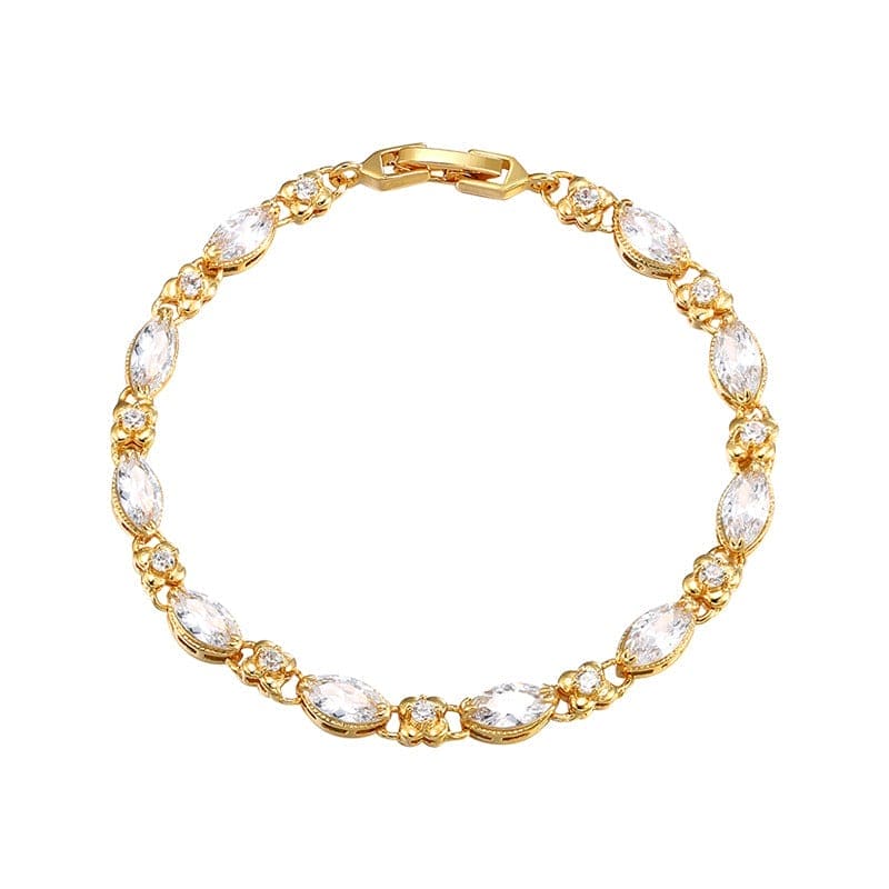 24k Gold Women's Ruby Bracelet