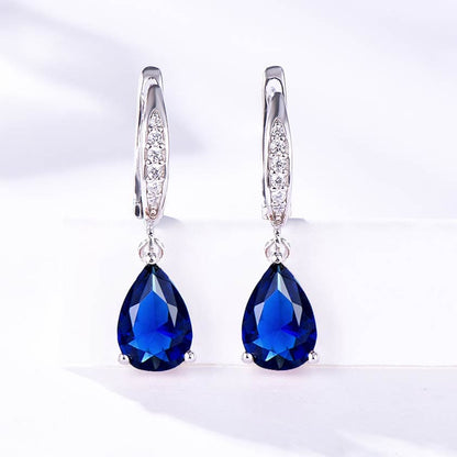 Gemstone Diamond Earrings