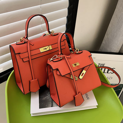 Solid Color Handbag