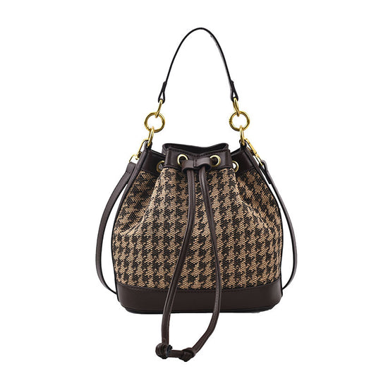 Retro & Leopard Print Crossbody Bag