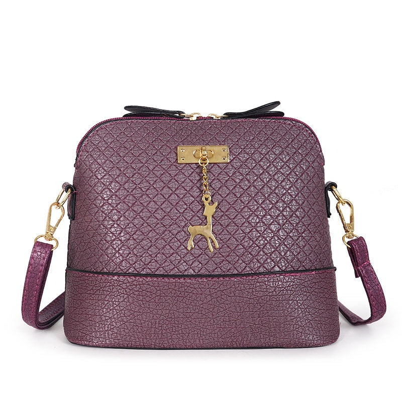 Mini Bag With Deer Shell Shape Handbag
