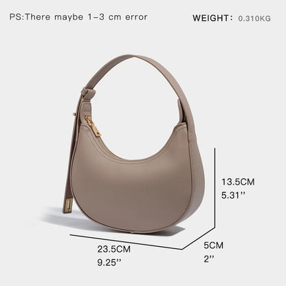 Leather Small Casual Handbag