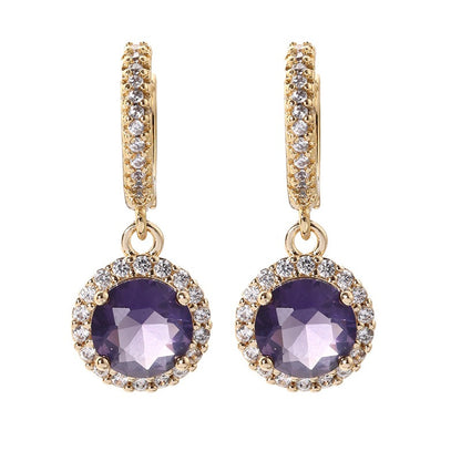 Sparkling Diamond Earrings