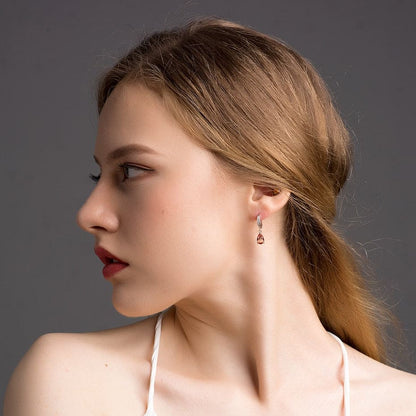 Gemstone Diamond Earrings