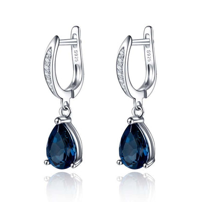 Gemstone Diamond Earrings