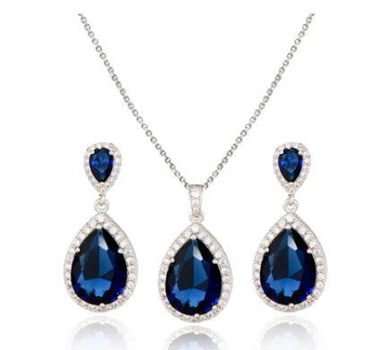 Ruby Red 3pcs Necklace Set