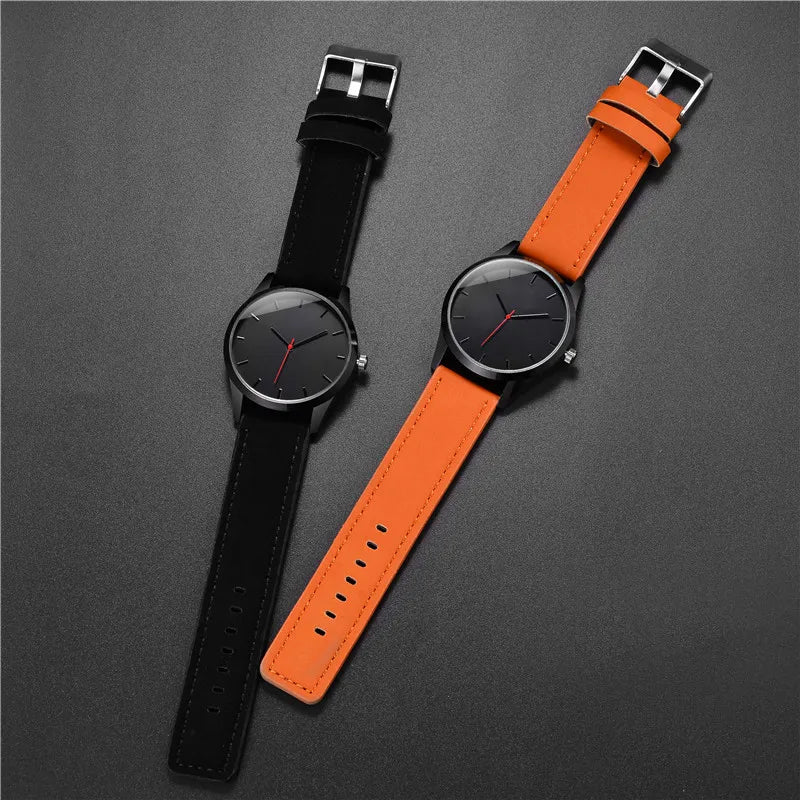 Men Leather Watches
