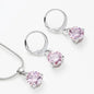 Crystal Necklace and Earrings Jewelry Sets