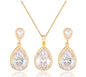 Ruby Red 3pcs Necklace Set