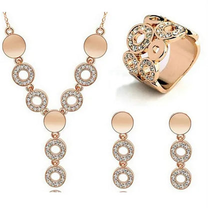 Classy Sparking Necklace Set