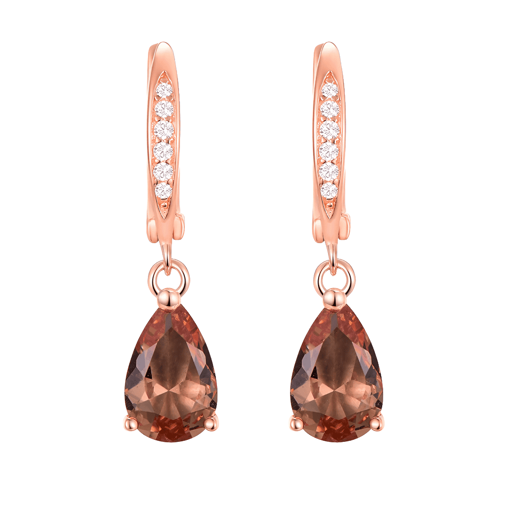 Gemstone Diamond Earrings