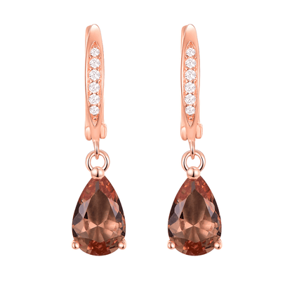 Gemstone Diamond Earrings